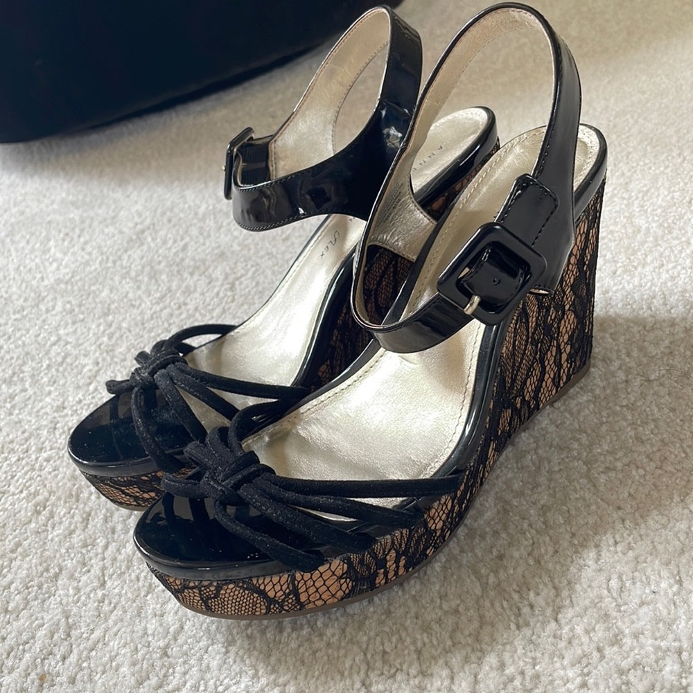 Anne Klein wedge heels
